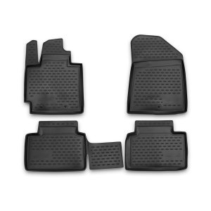 KIA SOUL Floor Mats - Omac - Rubber TPE - Black - '14-'19